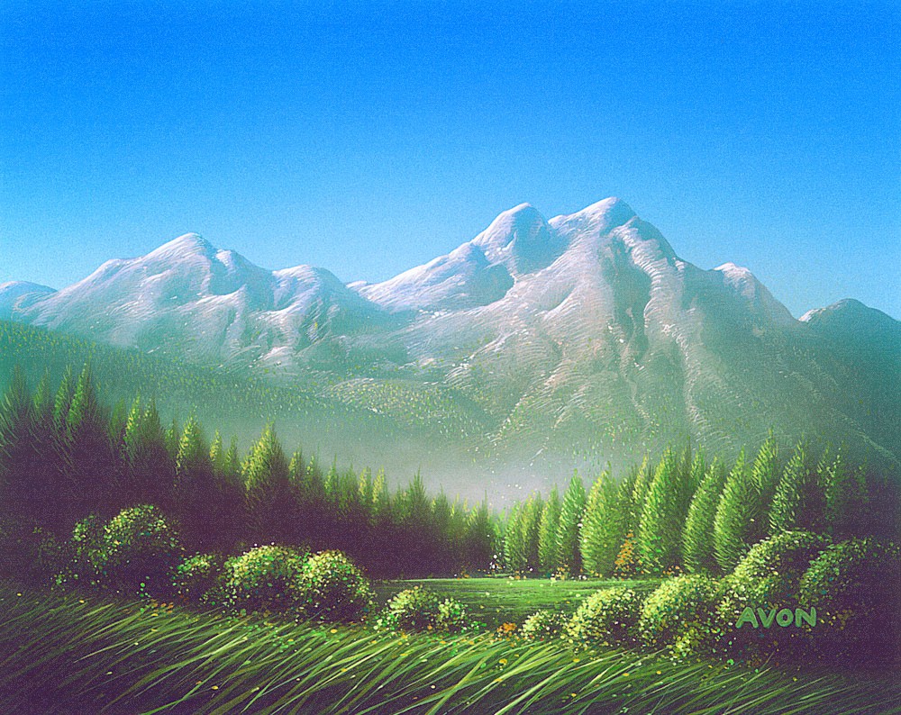 Fifth Edition Mountain 443 by John Avon « Basic Land Art